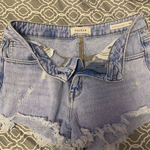 Pacsun jean shorts. These are size 4, and in great condition.